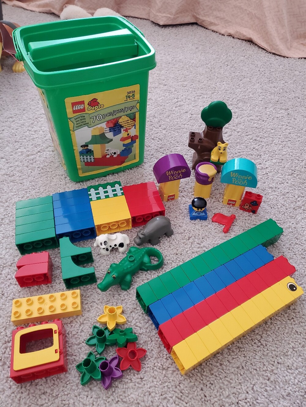 VTG LEGO DUPLO bucket 90s Y2K